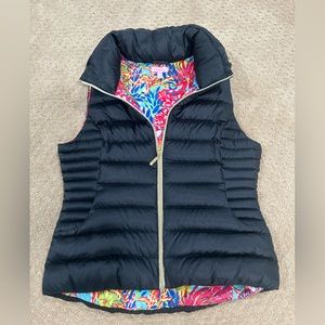 Black Lilly Pulitzer Vest Size XL